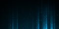 Vector Illustration design. Blue matrix binary datum code, grid pixel pattern background. 0 and 1 numbers of program code Royalty Free Stock Photo