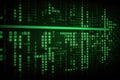 Matrix Code Rain Cyber Concept Royalty Free Stock Photo