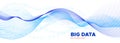 Matrix Codes. White Binary Background. Blue Royalty Free Stock Photo
