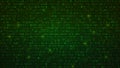 Matrix Digital Binary Code Background. Hacking Concept Royalty Free Stock Photo