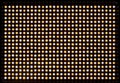 Matrix led lighting device. 600 white and yellow diodes to create light with variable color temperature 3200-5500K. Mains and batt Royalty Free Stock Photo
