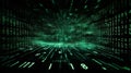 matrix style binary code digital background with falling numbers Royalty Free Stock Photo