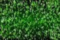 Matrix style green binary numbers background texture