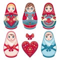 Matryoshka. Babushka doll.