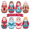 Matryoshka. Babushka doll.