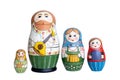 Matryoshka doll family Royalty Free Stock Photo