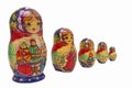 Matryoshka doll isolated