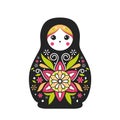 Russian dolls , Matryoshka doll , Babushka doll Royalty Free Stock Photo