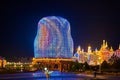 The matryoshka square night scape of NZH Manzhouli