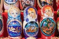 Traditional russian wooden nesting dolls