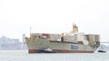 Matson cargo ship MATSONIA arriving at the Port of Oakland
