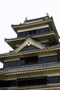 Matsumoto Castle, black historic wooden castle in Matsumoto, Nagano, Japan