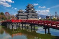 Matsumoto Castle & Blue Sky Royalty Free Stock Photo