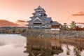 Matsumoto Castle or Crow Castle in Autumn, is one of Japanese premier historic castles in easthern Honshu. Landmark and popular