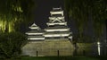 Matsumoto Castle at night, Nagano, Honshu Island, Japan