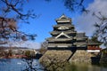 Matsumoto Castle from the Sengoku period in Japan Royalty Free Stock Photo