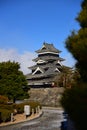 Matsumoto Castle from the Sengoku period in Japan Royalty Free Stock Photo