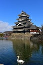 Matsumoto Castle from the Sengoku period in Japan Royalty Free Stock Photo