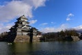 Matsumoto Castle from the Sengoku period in Nagano Prefecture, Japan Royalty Free Stock Photo