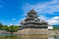 Matsumoto castle on sunny day Royalty Free Stock Photo