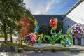 MATSUMOTO, JAPAN - NOVEMBER 09, 2019: Matsumoto City Museum of Art built in 2002. Most popular attraction is their permanent Yayoi
