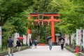 Matsunoo Taisha Shrine Torii Gate. Kyoto, Japan Royalty Free Stock Photo