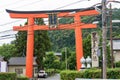 Matsunoo Taisha Shrine Torii Gate. Kyoto, Japan Royalty Free Stock Photo