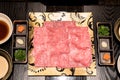 Matsusaka beef Shabu Set Royalty Free Stock Photo