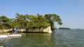 Matsushima Bay Sightseeing Cruises. Matsushima Bay is ranked as one of the Three Views of Japan. Royalty Free Stock Photo