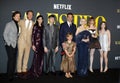 Matt Bomer, Brian Klugman, Sarah Silverman, Gideon Glick, Bradley Cooper, Carey Mulligan, Maya Hawke, Alexa Swinton, Lea De Seine Royalty Free Stock Photo