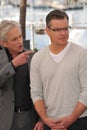 Matt Damon & Michael Douglas Royalty Free Stock Photo