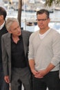 Matt Damon & Michael Douglas Royalty Free Stock Photo