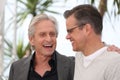 Matt Damon,Michael Douglas Royalty Free Stock Photo