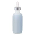 Matt glass dropper bottle for serum. Vector mockup