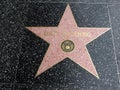 Matt Groening, creator of the Simpsons, with TV Logo on Hollywood Walk of Fame Royalty Free Stock Photo