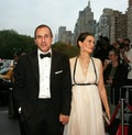 Matt Lauer and Annette Roque at 2008 Time 100 Gala in New York City Royalty Free Stock Photo