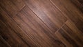 Matt tiles, walnut-like floor tiles, wood texture. The floor is covered with tiles. Royalty Free Stock Photo
