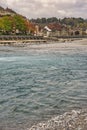 Matte quartier, historic district of Bern at the shores of river Aare.