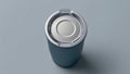 Matte tumbler lid mockup placed top-down, smooth plastic finish and no text Royalty Free Stock Photo