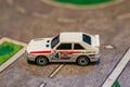 Mattel Hot Wheels Audi Quattro toy car Royalty Free Stock Photo