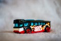 Mattel Hot Wheels toy model bus