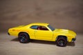 Mattel Hot Wheels yellow toy model Chevrolet car
