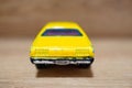 Mattel Hot Wheels yellow toy model Chevrolet car.