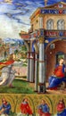 Matteo da Milano: miniatures from the breviary of Alfonso I d`Este: Annunciation of the Virgin Mary