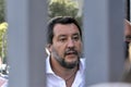 Matteo Salvini Italian politician, during his visit to the prison of Santa Maria Capua Vetere