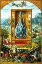 Symbolic alchemical illustration of St. trismosin taken from splendor solis