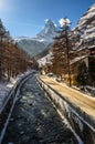 MAtter Vispa and Matterhorn in the background