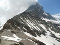 Matterhorn 4478 m from HÃÂ¶rnli Hut Wallis Alps