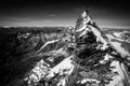 Matterhorn (Monte Cervino) summit Royalty Free Stock Photo