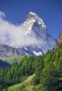 Matterhorn peak. Switzerland Royalty Free Stock Photo